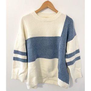Oversized Colorblock Sweater